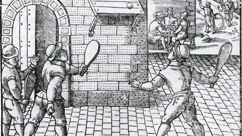 Теннис во Франции в 16 веке.